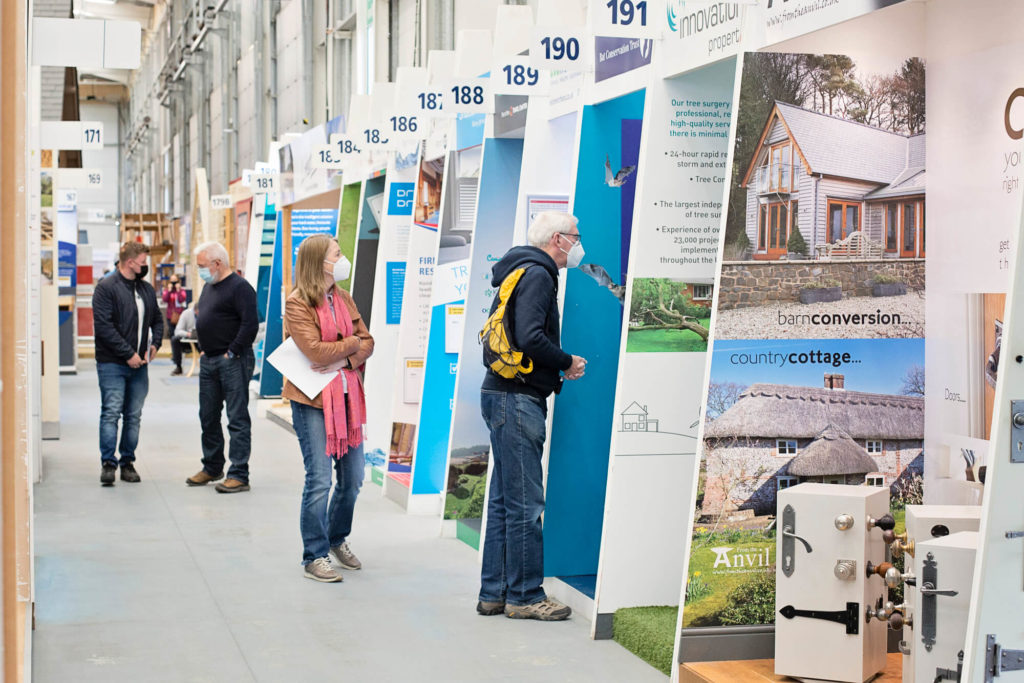 Ultraline slidind doors exhibition stand at NSBRC Swindon