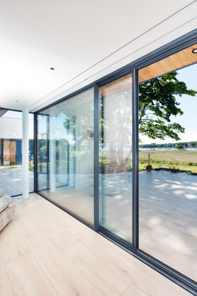 Thornton Minima Sliding Ultraline anthracite grey sliding doors