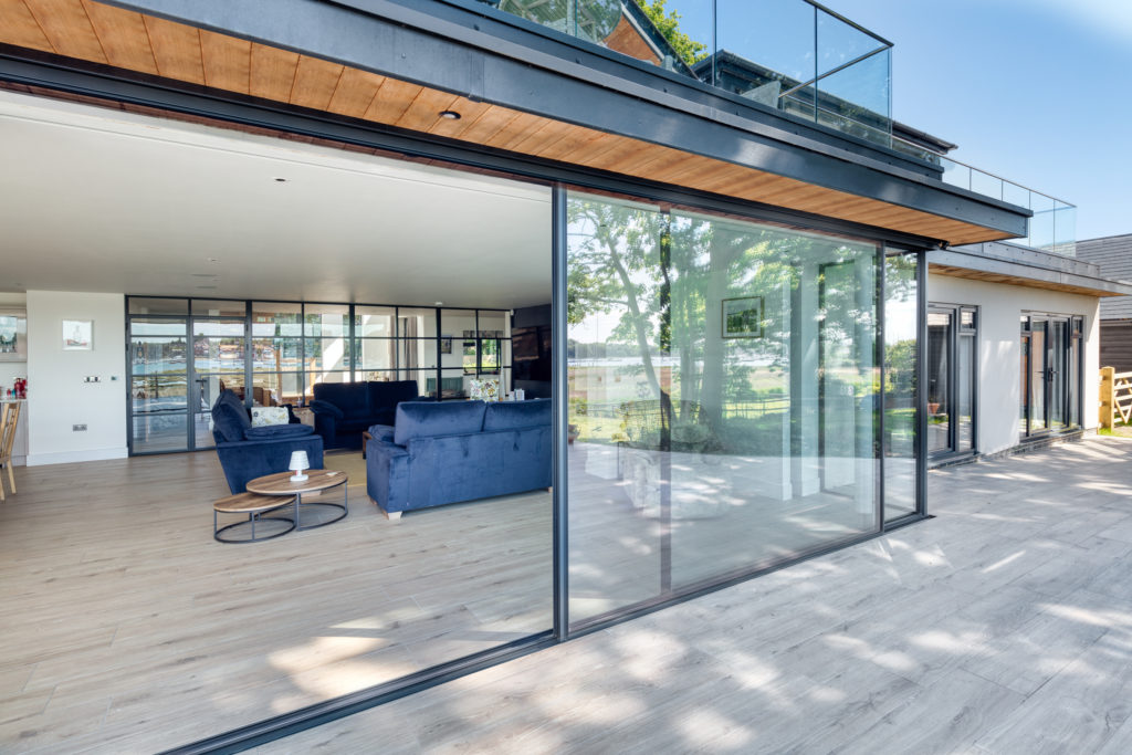 Thornton Minima Sliding Ultraline anthracite grey sliding doors