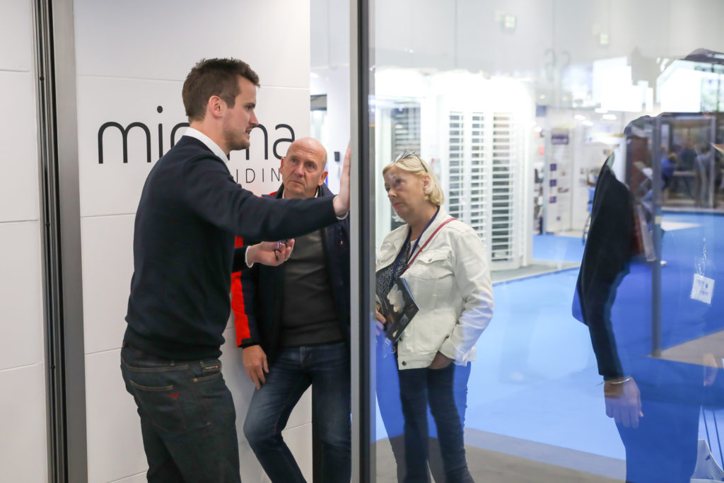 Minima Sliding Doors exhibition at Homebuilding REnovating Show London Excel 2022