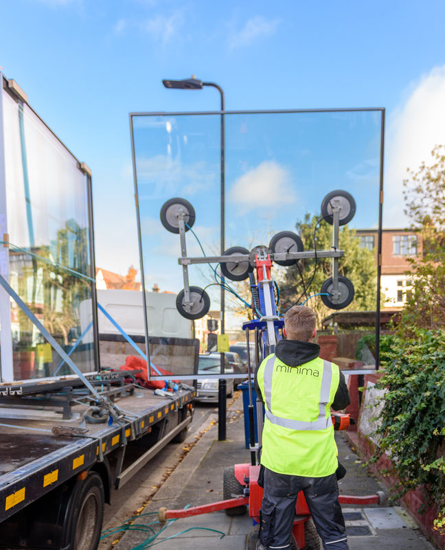 Minima Sliding surveyor and installers installing sliding doors